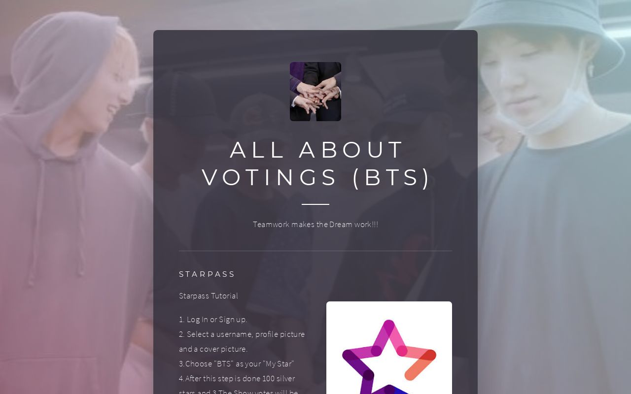 bts army vote link